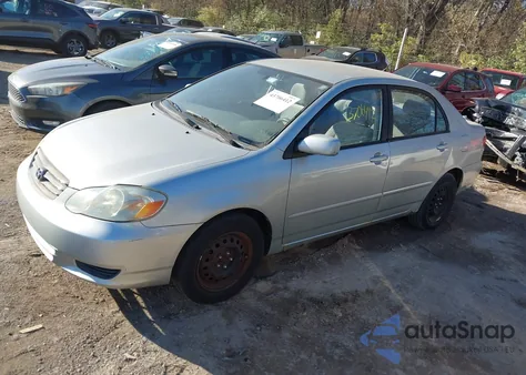 2003 Toyota Corolla Le from USA, damaged, VIN JTDBR32E732007934